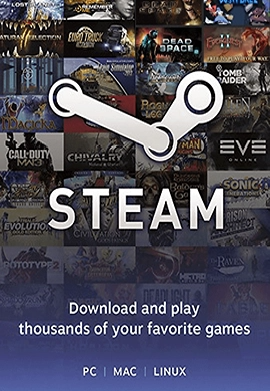 Steam Gift Card - $100 USD